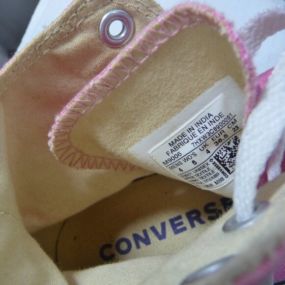 PINK CONVERSE HIGH TOPS SIZE 6 - Picture 6 of 13
